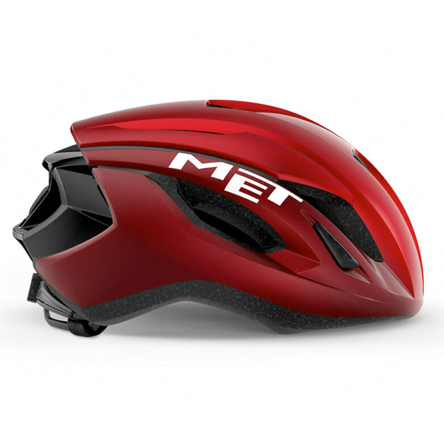 Casco Met Strale Rojo